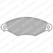 fren balatasi on 131mm 206 1-4 hdi 1-6 01-
