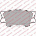 fren balatasi arka 96mm rav4 ii 1-8 2-0 06-