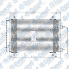 KLIMA RADYATORUKONDANSER C4-P307 TU5JP41.6 16V-ET3J41.4 16V 01-06 BERLINGO III-P
