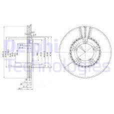 FREN DİSKİ ÇİFTLİ PAKET . DELİKLİ ÖN HYUNDAI GRACE. H100. H150. H200. SATELLITE