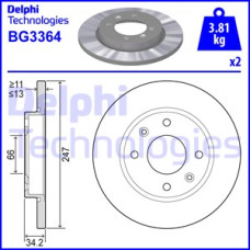 ÖN FREN AYNASI XSARA 1.5D 97-00 1.4İ 97-05 ABS SİZ P206 1.4HDİ 98 P306 1.4-1.6 9