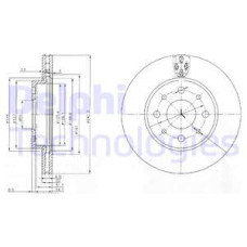 ON FREN DISKI FIAT 500 08 500C 09 PANDA 12 FORD KA 1.3 TDCİ 09 0.9-1.2-1.4-1.3DM