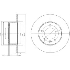ARKA FREN AYNASI RENAULT MASTER III 10> OPEL MOVANO B 10> 2.3dCi 305x12x90x72x5D
