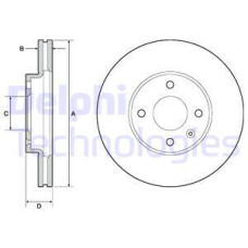 ÖN FREN DİSKİ CHEVROLET AVEO T300 1.2 16v / AVEO T300 1.4 16v 11 14 256X24X60X45