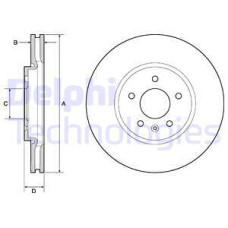 ÖN FREN AYNASI 17 INÇ ASTRA J 09 ZAFIRA C 11 321x30x28/5D/HAVALI 13502826