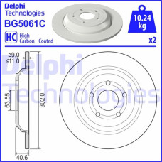 ARKA FREN DISK AYNA FOCUS IV 17 KUGA III 19 TAKIM