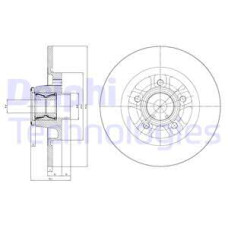 FREN DISKI ARKA MERCEDES CITAN W415 13 21 . RENAULT KANGOO II 08 274x11x5DL RULM