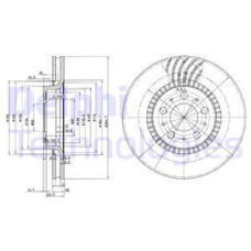 ÖN FREN AYNASI VOLVO S60 00-10 S80 98-06 V70 97-07 XC70 00-07 305x25x5DLx BÜYÜK