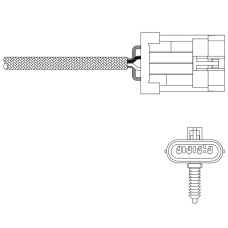 OKSİJEN SENSÖRÜ CHEVROLET REZZO 2.0 SPARK 0.8 IBIZA II 1.6-1.8i MATIZ DAEWOO NUB