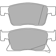 ÖN BALATA ASTRA K 15 22 16 inc 155.2x62.3x19.5