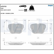 FREN BALATASI ARKA MERCEDES W206 S206 C254 W223 V223