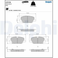 ÖN FREN BALATASI OPEL INSIGNIA B 18> 17 İNÇ JANT
