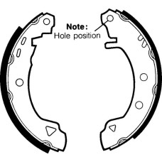 FREN PABUCU ARKA CITROEN AX / RENAULT 19. EXPRESS. EXTRA. RAPİD 85>11/98