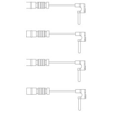 BALATA FISI MERCEDES W201 W126 W168 W202 W124 W210 W140 4 ADET