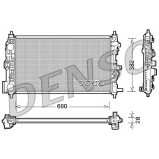 SU RADYATÖRÜ ASTRA J 10 15 ZAFIRA C 12 19 1.6-1.7-2.0 CDTI DTH-DTL-DTJ