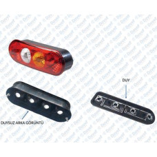 STOP LAMBASI 4 LU OVAL TIP SAG/SOL TRANSIT V184 00>06 V347 PIKAP 06>14 DUYSUZ