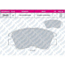 fren balatasi on wva 21373 mitsubishi l200  l300 86-