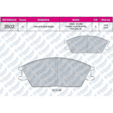 fren balatasi on wva 21773 hyundai accent 1-3 1-5 honda accord 1-8