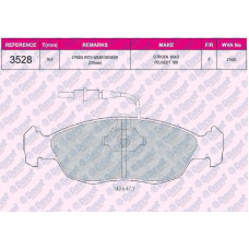 fren balatasi on shimli wva 21430 peugeot p306 citroen saxo 1-6 16v ym 95-