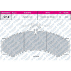 fren balatasi onarka  wva 29076 sprinter 408 412 414 vw lt35-50 1995-