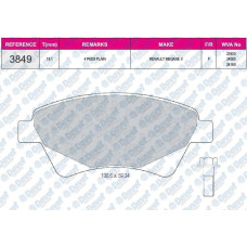 fren balatasi on wva 23930 megane ii scenic ii 1-5dci 1-9dci 2003-