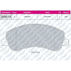 fren balatasi on fissiz ford transit v347 330 2-2tdci 0706-  ft 350430 2-4tdci