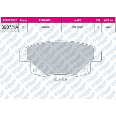 fren balatasi arka fissiz wva 24486 ford transit v347