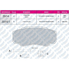 fren balatasi arka wva 23860 fiat ducato peugeot boxer 02-citroen jumper