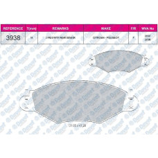 fren balatasi on  wva 23597  peugeot p206 1-4 1-4hdi 1-6 98-   130-9x47-5x18 mm