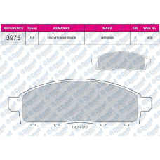 fren balatasi on  wva 24529 mitsubishi l200 2-5td 09-2001-  2-5 di-d 10-2007-