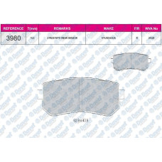 fren balatasi arka wva 24320 hyundai accent era 07-11 i30 08-11