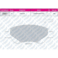 fren balatasi on wva 23959 peugeot p107 citroen c1 1-4hdi 05-