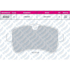 fren balatasi arka fissiz wva29232 daily iii 3-5ton 06-