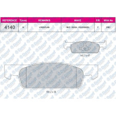 fren balatasi on wva 25702-25703-25725  clio iv 2012- twingo iii 2014- log