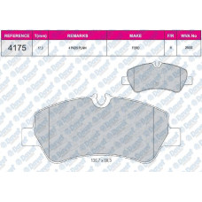 fren balatasi arka wva 25603-25604 ford transit tourneo custom v362-v347-v348