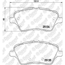 fren balatasi on wva 24283 ford b-max 2012- fiesta 2012- fiesta vi 2009- tour