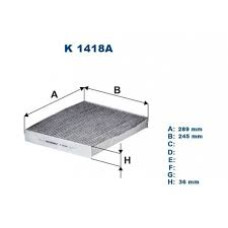 POLEN FİLTRESİ VOLVO XC40 2017 >2020 > KARBONLU