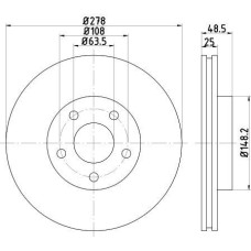 ÖN FREN AYNASI ADET FOCUS 04-12 CMAX 07-10 S40 06-10 C30 10-12 C70 06-13 V50 05-