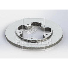 ARKA FREN DISKI TRANSIT V363 14> TEK TEKER A.CEKER DUZ 308MM 5 BIJON