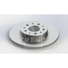 FREN DİSKİ ARKA FIAT 500 L 12> EGEA 15> 1.0 1.3 MTJ 1.4 1.6 MTJ 15> 251x41x5 DEL