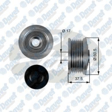 alternator kasnagi punto marea doblo 1-9jtd