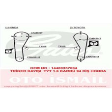 TRİGER KAYIŞI EKSANTRİK KAYIŞI TOYOTA COROLLA 1.6L 4A-F karbüratörlü AE92 88-92