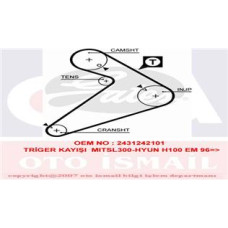 TRİGER KAYIŞI EKSANTRİK KAYIŞI HYUNDAI H100 2.5L D4BX 4D55 PANELVAN. KAMYONET E.