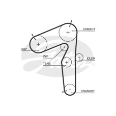 TRİGER KAYIŞI 193x240 BRAVA-DOBLO-MAREA-STRADA 1.9 TD LANCIA KAPPA 2..4 GD193H8P