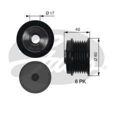 ALTERNATÖR KASNAĞI 39.2mm CMAX-FIESTA VI-FOCUS III-KUGA II-TRANSİT-CONNECT-COURI