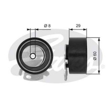 EKSANTRİK GERGİ RULMANI DOBLO 01- - PALIO 99- - ALBEA 98- - MAREA 96- - BRAVA-BR