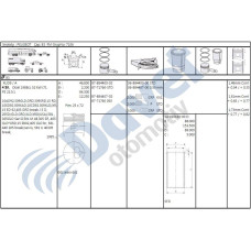 gomlek std 83mm peugeot partner 1-9d xud9a