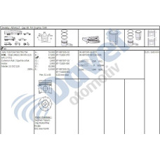 gomlek std 89mm renault opel master movano 2-5dci 04-