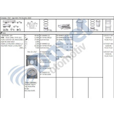 gomlek std 696mm fiat doblo albea siena 1-3mjt