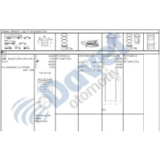 segman std 77mm renault megane optima fairway 1-6